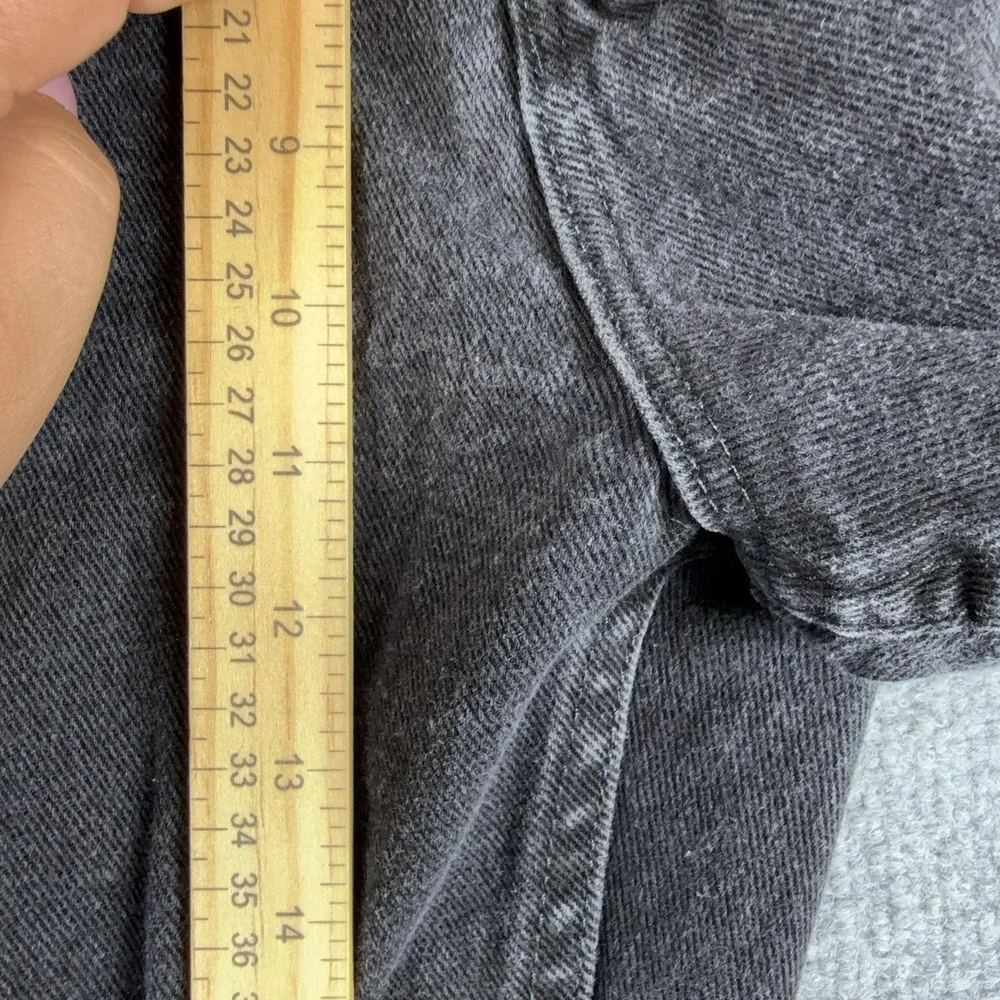 Lee Jeans Mens 40x31 Gray Relaxed Fit Straight Leg Charcoal Wash Denim Pants